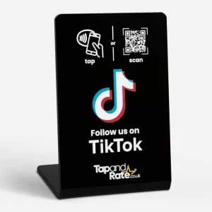 Premium Tiktok NFC & QR stand