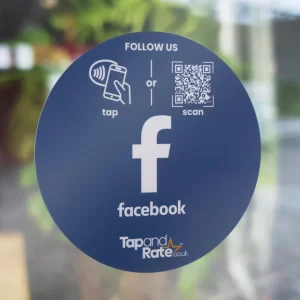Facebook NFC Window Sticker