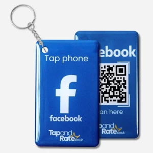 Facebook NFC Keyring + QR