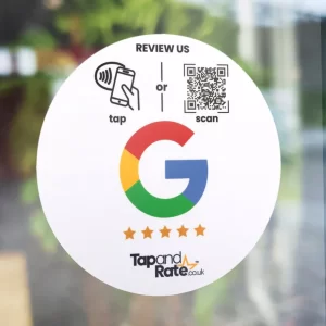 Google NFC Window Sticker