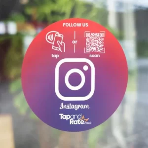 Instagram NFC Window Sticker