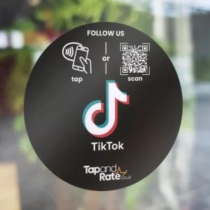 Tiktok NFC Window Sticker