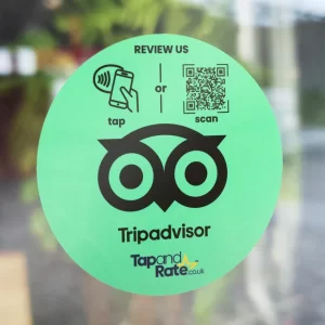 Tripadvisor NFC Window Sticker